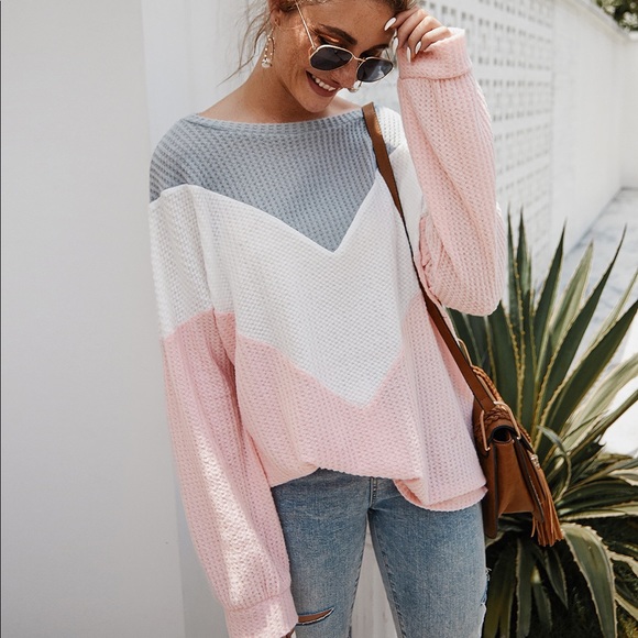 COCOIMO Sweaters - B2G1♦️🆕🎊Take A Break Scoop Neck Sweater Pink
